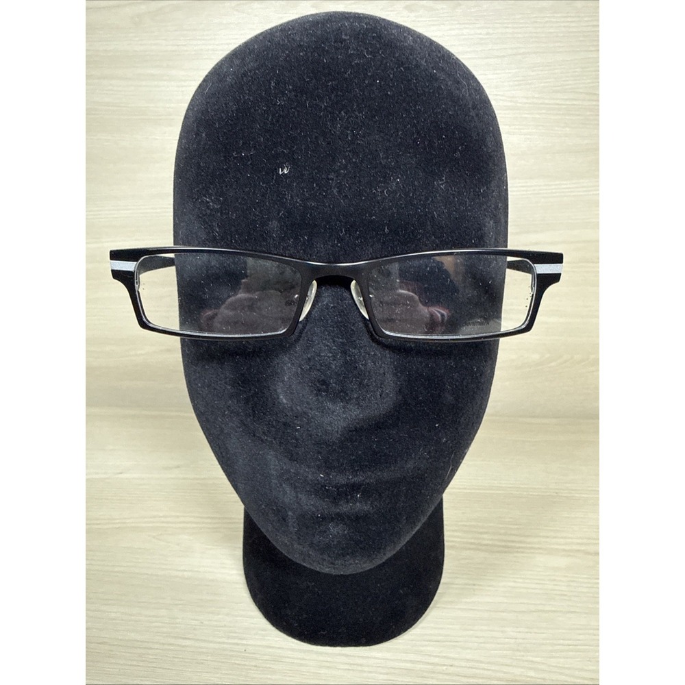 Prodesign Denmark Zenith 7323 C. 6031 49-18 Black Silver Eyeglasses Frames